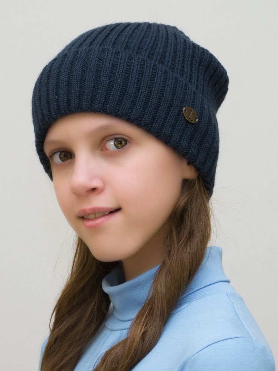 фото Шапка детская для девочек lanacaps 31514138 цвет синий размер 58-60