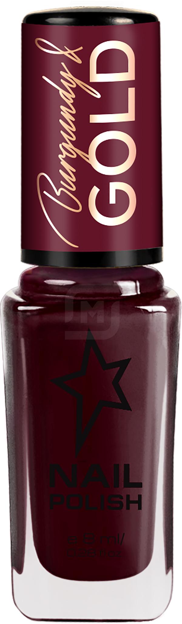 Лак для ногтей Stellary Burgundy  Gold 145 8 мл