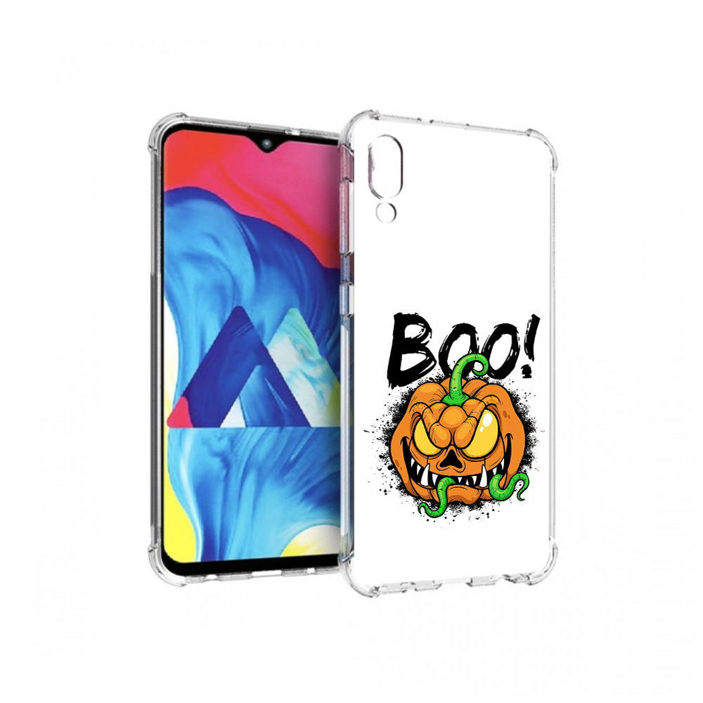 

Чехол MyPads Tocco для Samsung Galaxy M10 Хэллоуин бу (PT128878.532.193), Прозрачный, Tocco