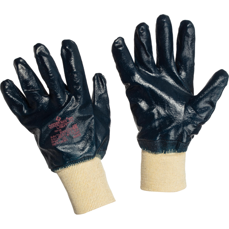 Перчатки нитриловые DIGGERMAN LIGHT РП облегченные (Размер 10), (2шт.) нитриловые облегченные перчатки diggerman