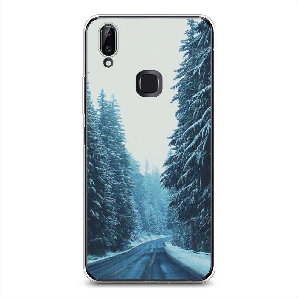 

Чехол для Vivo Y85/V9 "Зима 9", Бежевый;голубой;черный, 260350-2