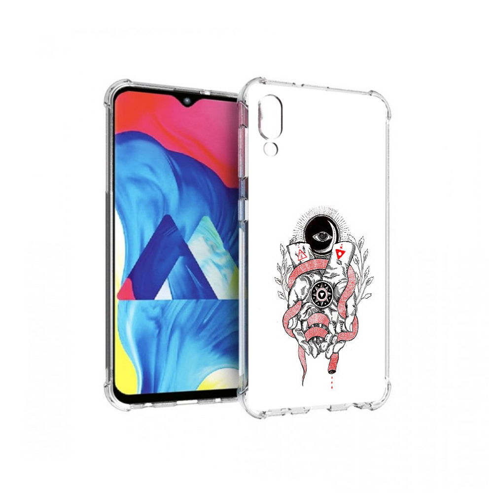 

Чехол MyPads Tocco для Samsung Galaxy M10 абстрация связанные руки (PT128878.532.213), Прозрачный, Tocco