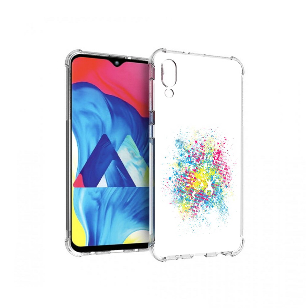 

Чехол MyPads Tocco для Samsung Galaxy M10 акварель абстракция (PT128878.532.214), Прозрачный, Tocco