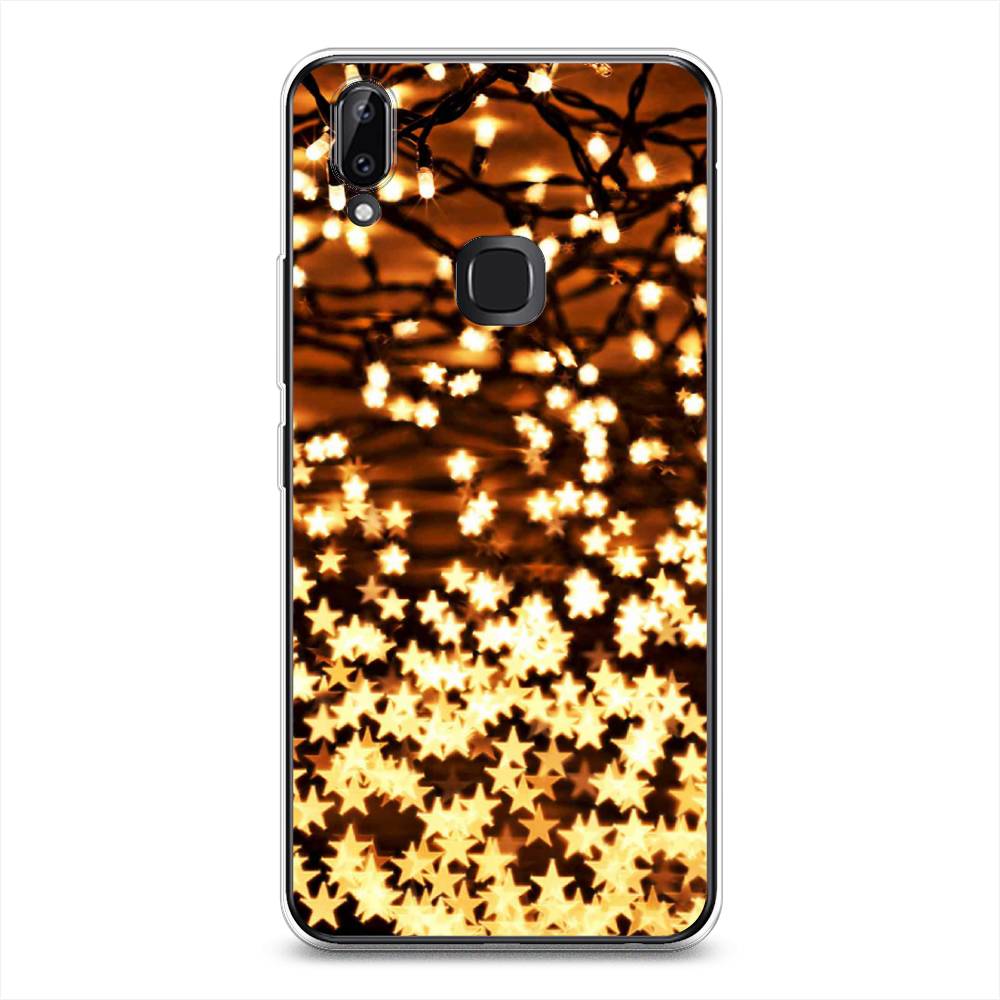 

Чехол на Vivo Y85 "Новогодняя гирлянда", Золотистый, 260350-5