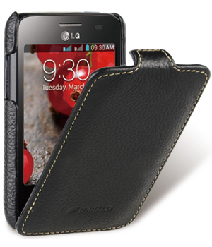 

Чехол для LG Optimus L3 II Dual / E435 Melkco Premium Leather Case - Jacka Type (Black LC)