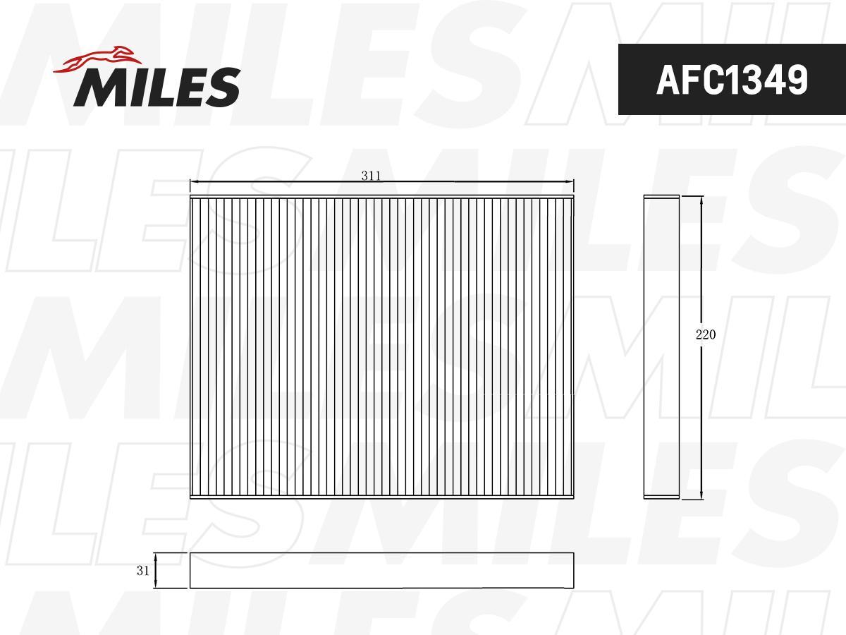 

Miles Фильтр Салона Audi A4/A5/Q5/Q7 16- Угольный (Mann Cuk31003) Afc1349