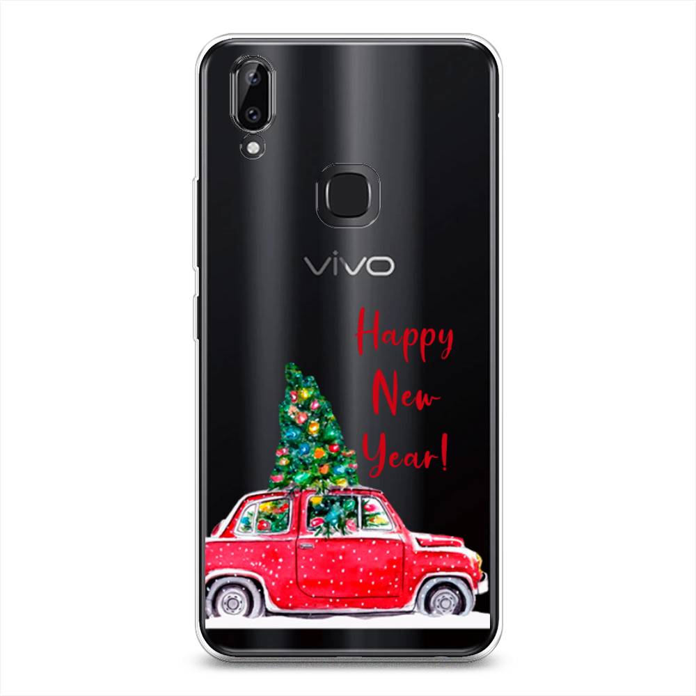

Чехол для Vivo Y85/V9 "Happy New Year", Красный;зеленый, 260350-5