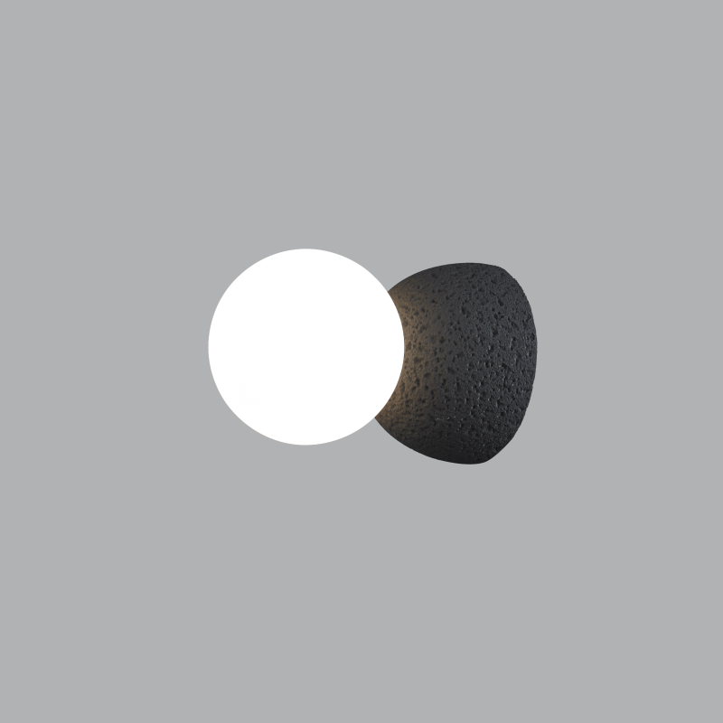 

Бра iLamp Foxtrot 10695W/1-D100 BK-WH, Foxtrot