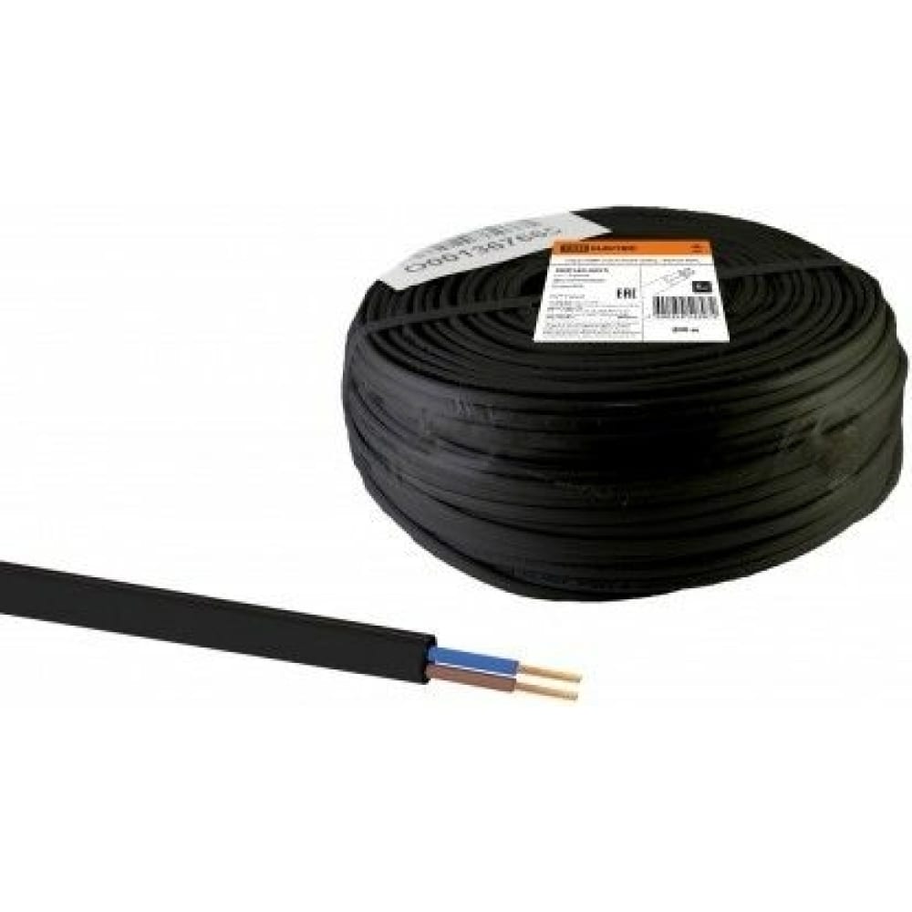

TDM Шнур ШВВПмб 3x0,75 (100м), черный Народный SQ0120-0308