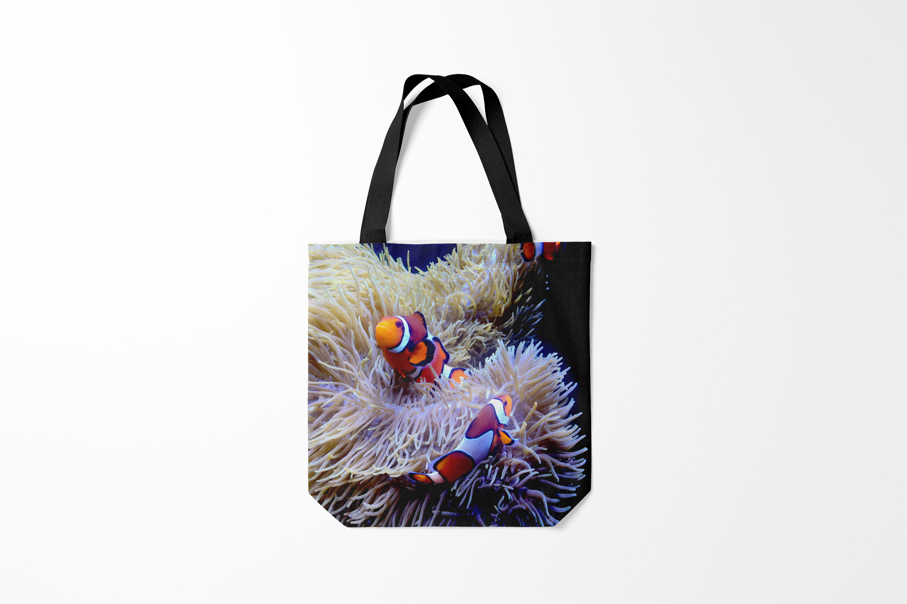 

Сумка шoппер унисекс Burnettie Рыбы Клоуны в актинии, разноцветный, Рыбы Клоуны в актинии