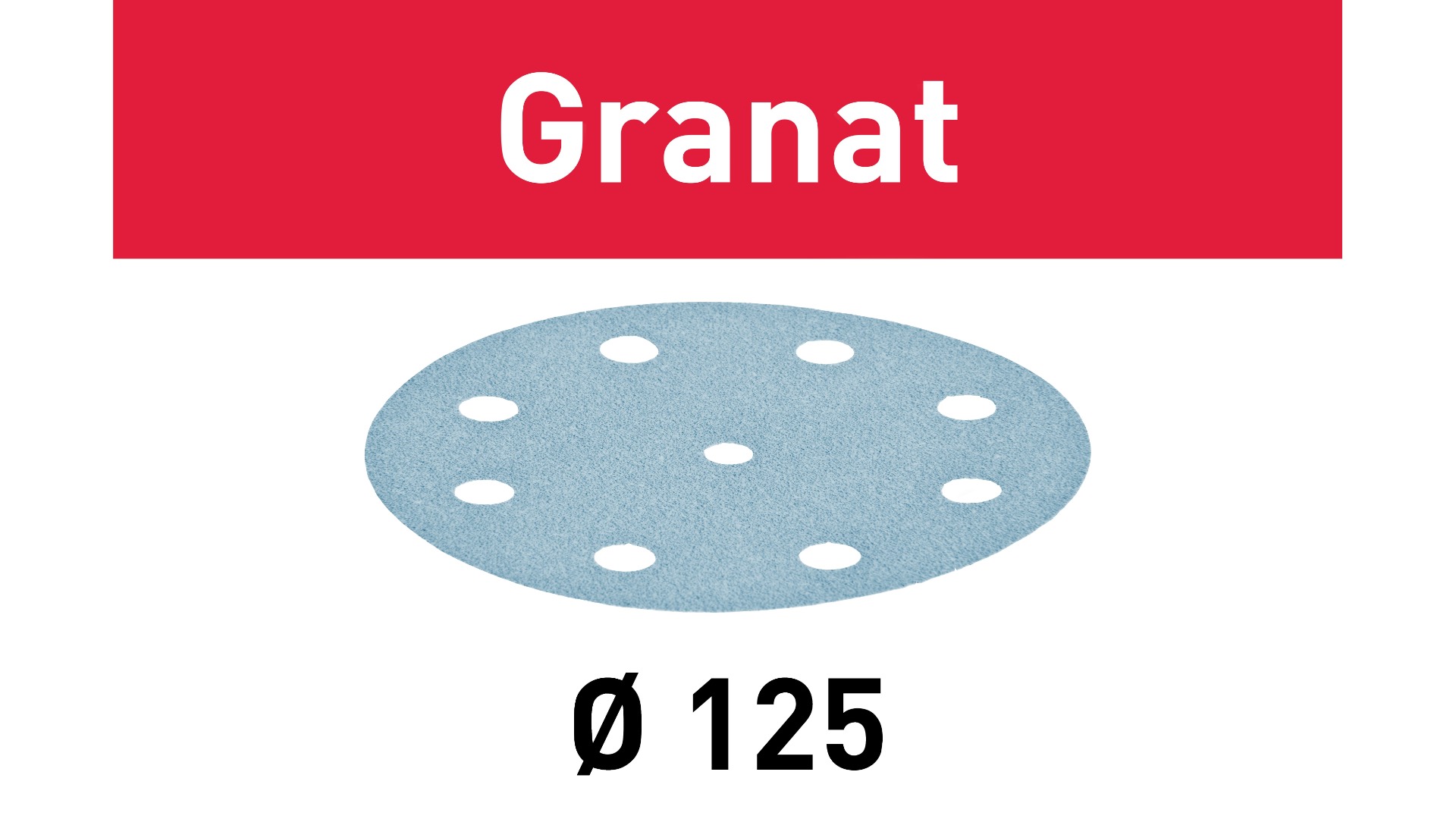 

Материал шлифовальный Festool Granat P400 STF D125/9 P 400 GR 100X fes-497177, 100 шт, STF D125/8 P400 GR/100