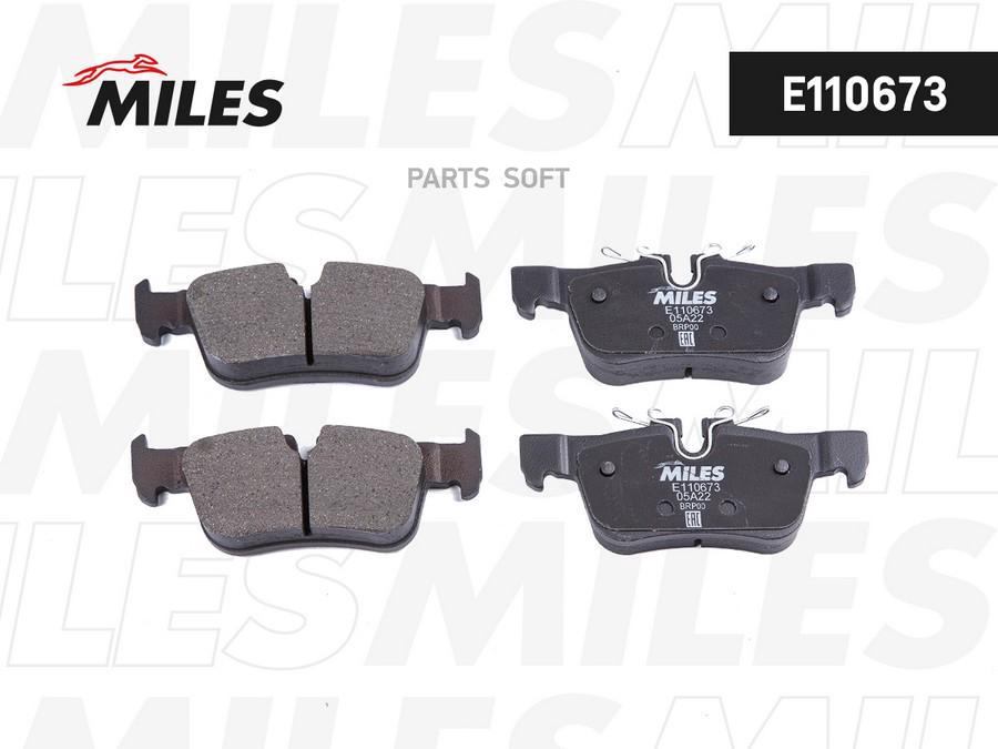 

Колодки Тормозные Bmw 2 F45 14-/X1 F48 15- Задние Semimetallic Miles E110673