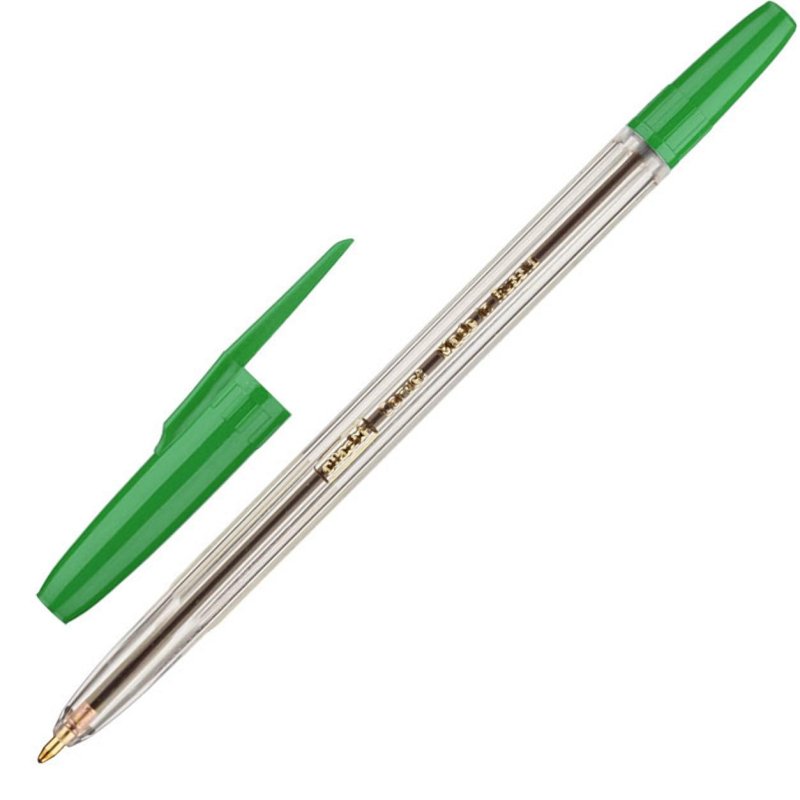 

Ручка шариковая Attache Corvet зеленая, 0,7мм