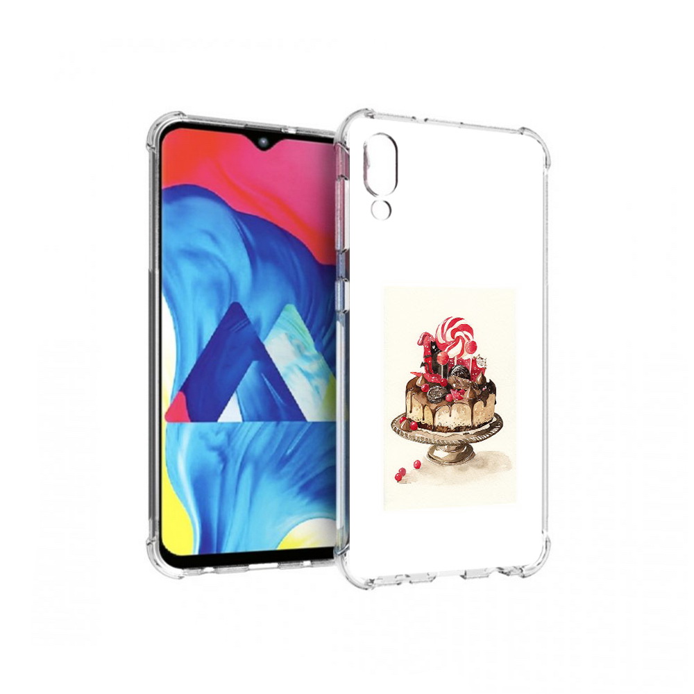 

Чехол MyPads Tocco для Samsung Galaxy M10 вкусный торт (PT128878.532.262), Прозрачный, Tocco