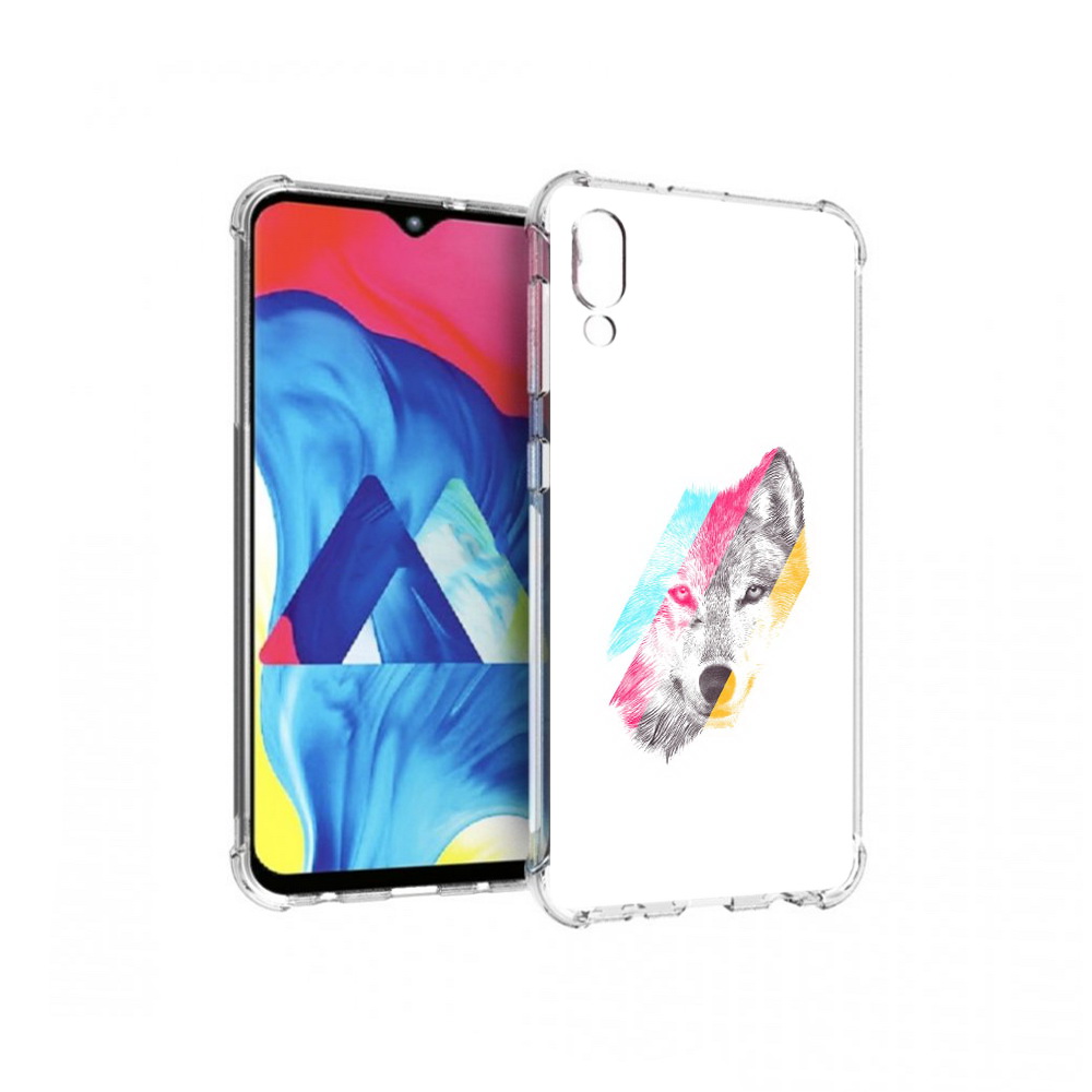 

Чехол MyPads Tocco для Samsung Galaxy M10 волк градиент (PT128878.532.268), Прозрачный, Tocco