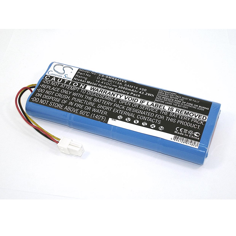 фото Аккумулятор для samsung vc-ra52v, vc-re70v (dj96-0083c) 3000mah 14.4v ni-mh topon