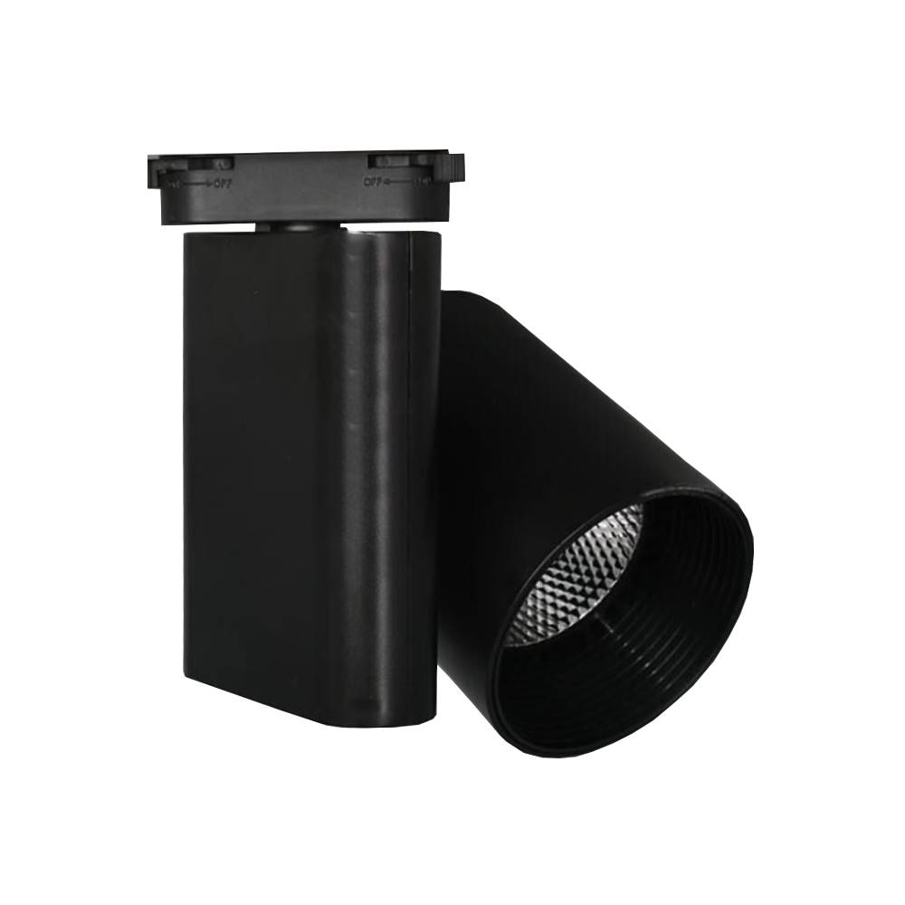 

031-30W-4000k-bk Светильник светодиодный трековый черный Elvan