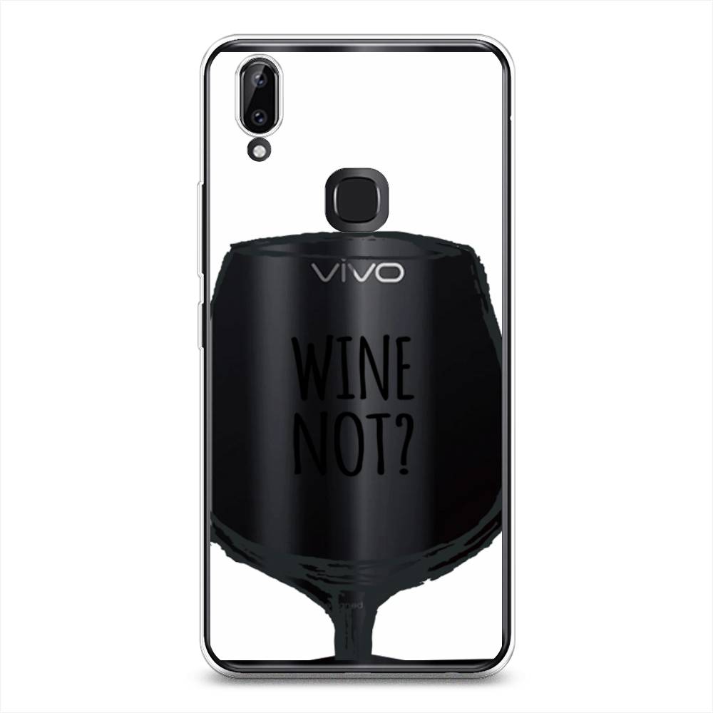 

Чехол для Vivo Y85/V9 "Wine not white", Белый, 260350-6