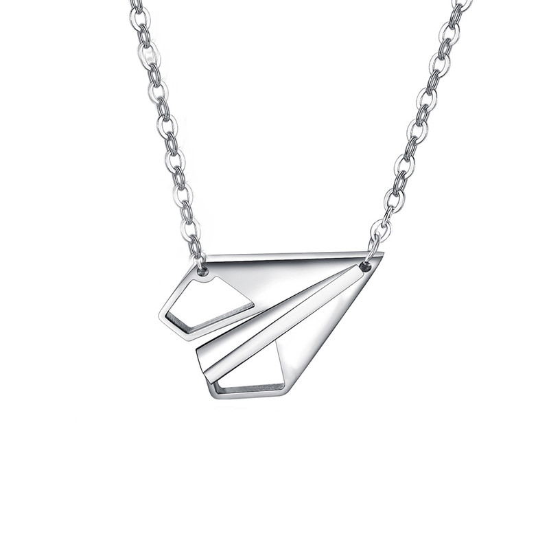 

Ожерелье из бижутерного сплава 50 см DESIGNER JEWERLY Самолётик женский, Самолётик женский