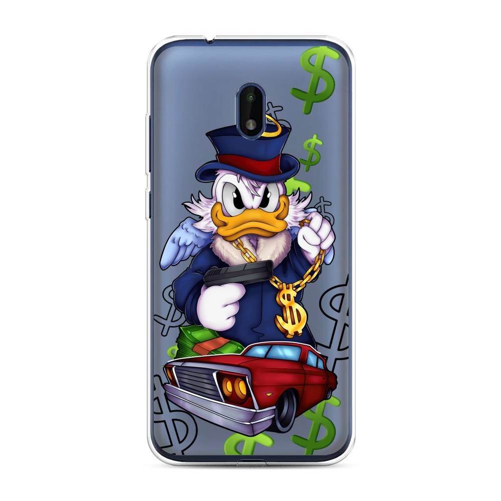 

Чехол на Nokia C1 Plus "Scrooge McDuck with a Gold Chain", Красный;синий;белый, 124650-6
