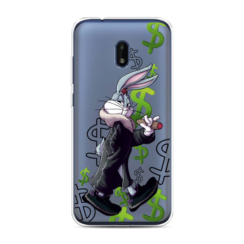 

Чехол на Nokia C1 Plus "Rich Bugs Bunny", Зеленый;черный;голубой, 124650-6