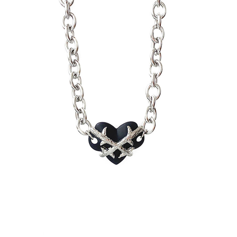 

Ожерелье из бижутерного сплава 30 см DESIGNER JEWERLY Сердце цепь, Сердце цепь