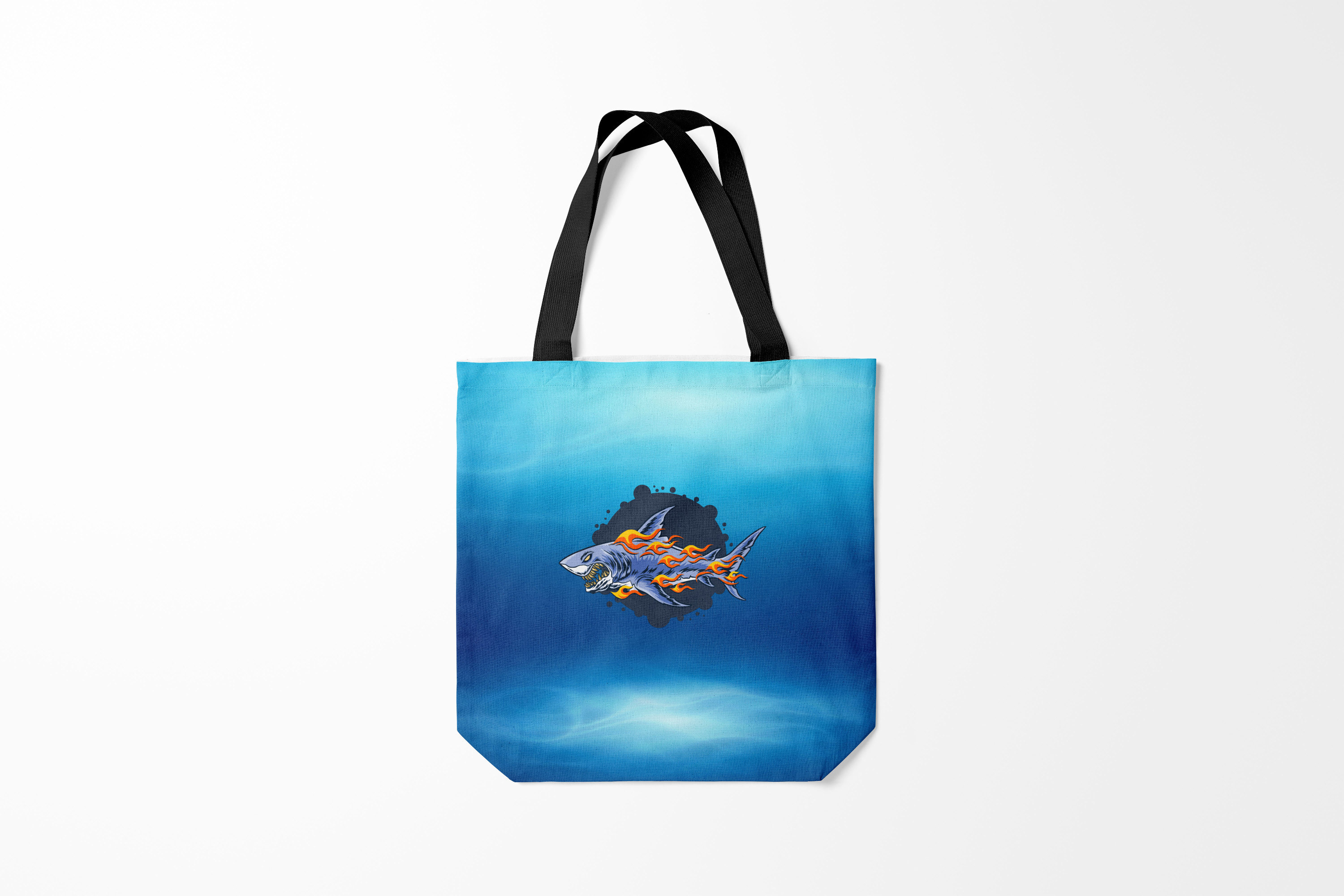 

Сумка шoппер унисекс Burnettie Акулы Shark, разноцветный, Акулы Shark