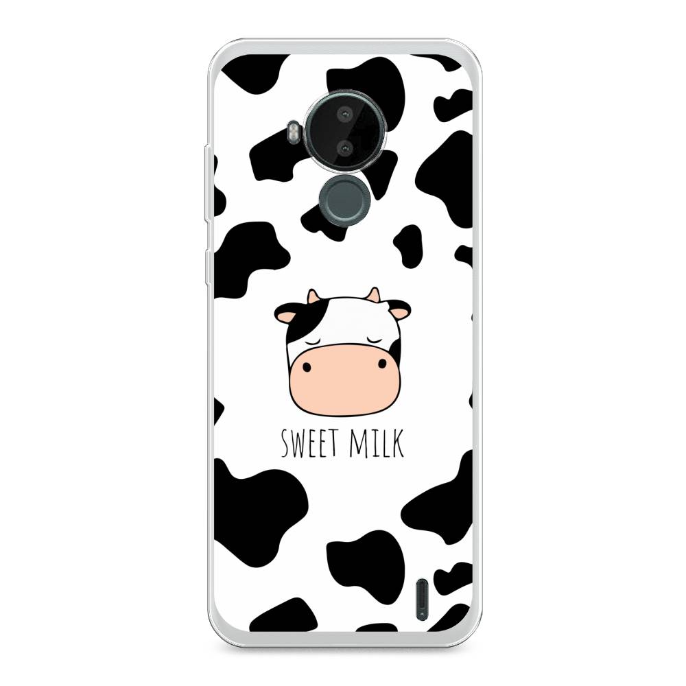 

Чехол на Nokia C30 "Sweet milk", Розовый;белый;черный, 124850-1
