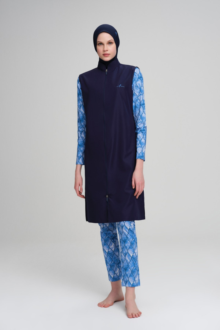 

Буркини женский Hasema 2262 синий 3XL (доставка из-за рубежа), 2262