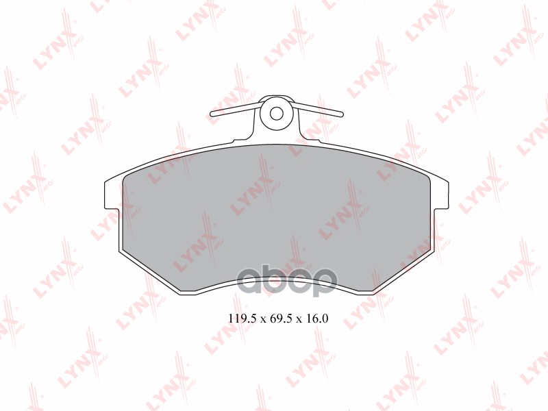 

Тормозные колодки LYNXauto передние дисковые BD8014