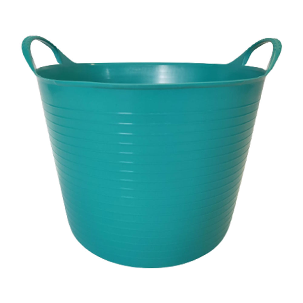 Ведро садовое РВ Пласт 28 л пластиковое бирюзовое