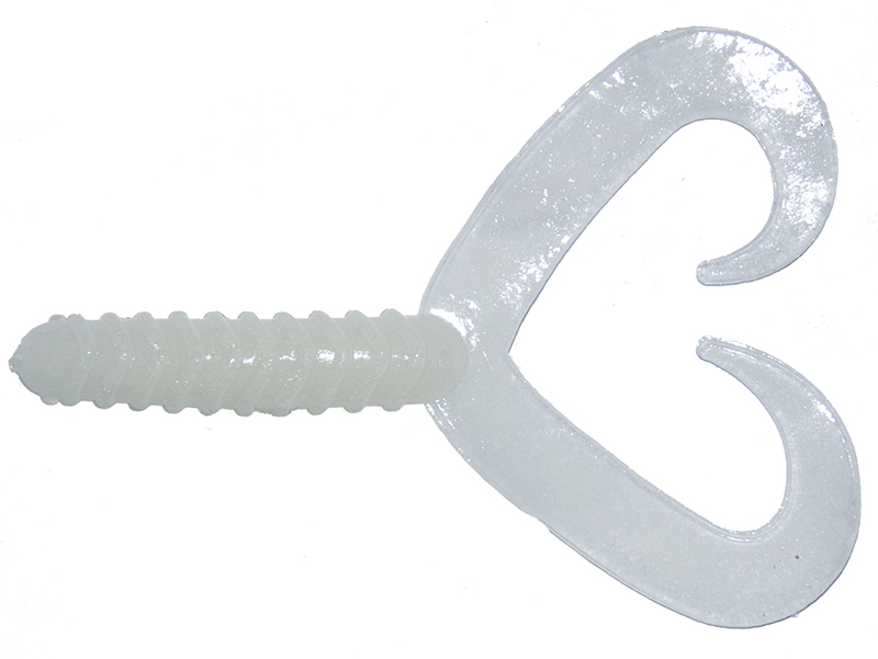 

Силиконовая приманка RUBICON Power Bait TWISTER-TUBE-SC, 75mm, цвет 033 (8 шт), Белый, Power Bait TWISTER-TUBE