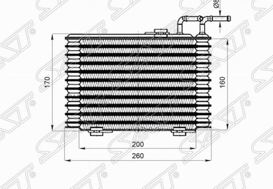 

Радиатор Охлаждения Cvt Mitsubishi Outlander 13- Sat арт. ST-2920A290