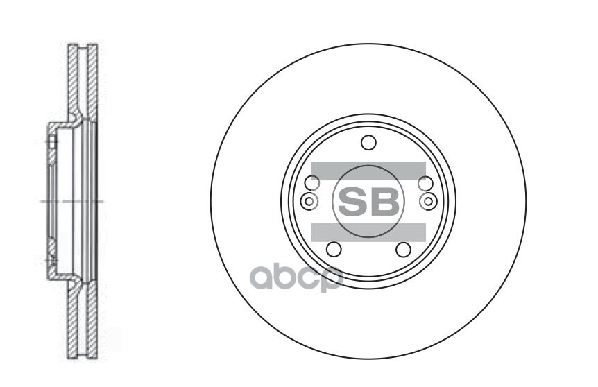 

Диск Тормозной Киа/Кия/Kia Opirus 3.5 03-06 Передний Вент. Sangsin brake арт. SD1023