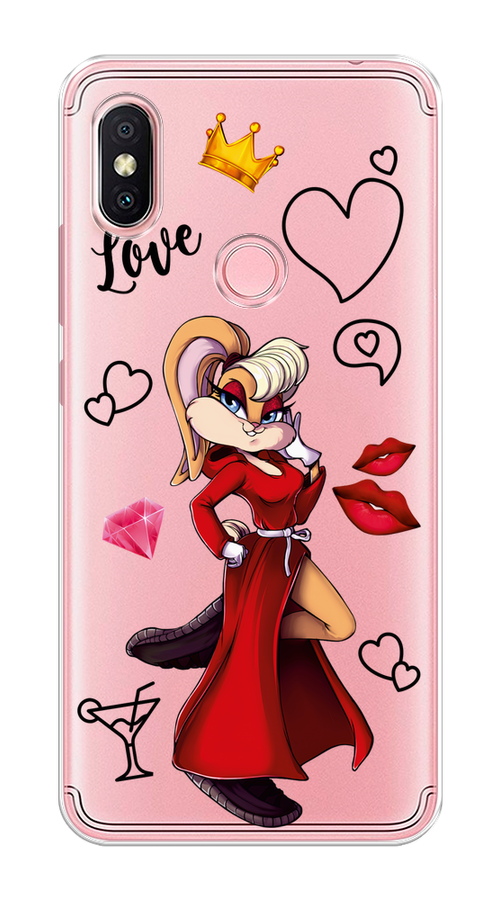 

Чехол на Xiaomi Redmi S2 (Redmi Y2) "Rich Lola Bunny", Красный;бежевый;оранжевый, 33650-6