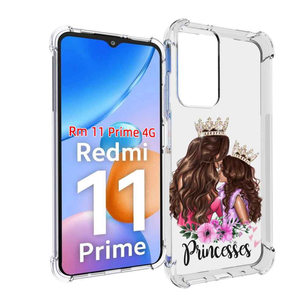 

Чехол MyPads Принцессы женский для Xiaomi Redmi 11 Prime 4G, Прозрачный, Tocco