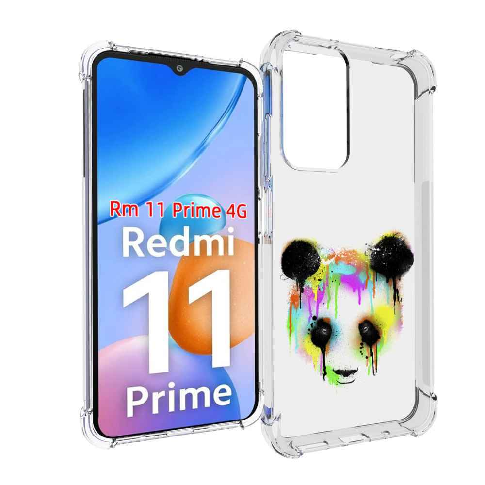 

Чехол MyPads Радужная панда для Xiaomi Redmi 11 Prime 4G, Прозрачный, Tocco