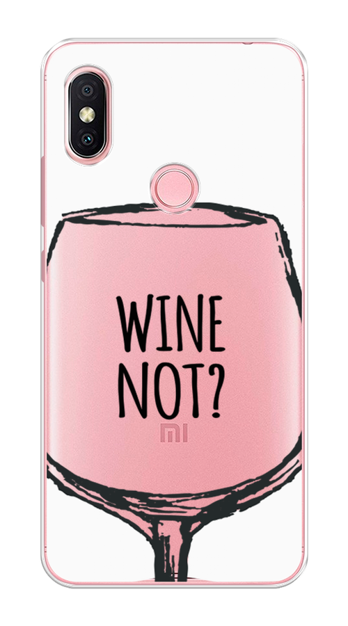 

Чехол на Xiaomi Redmi S2 (Redmi Y2) "Wine not white", Белый, 33650-6