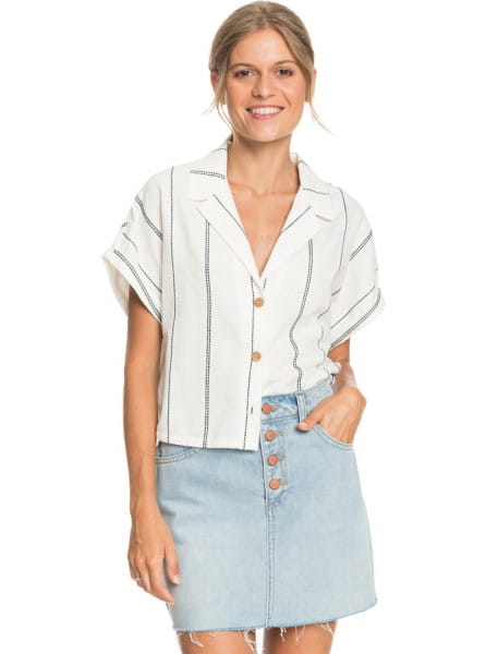

Блуза женская Roxy ERJWT03472 белая S, ERJWT03472