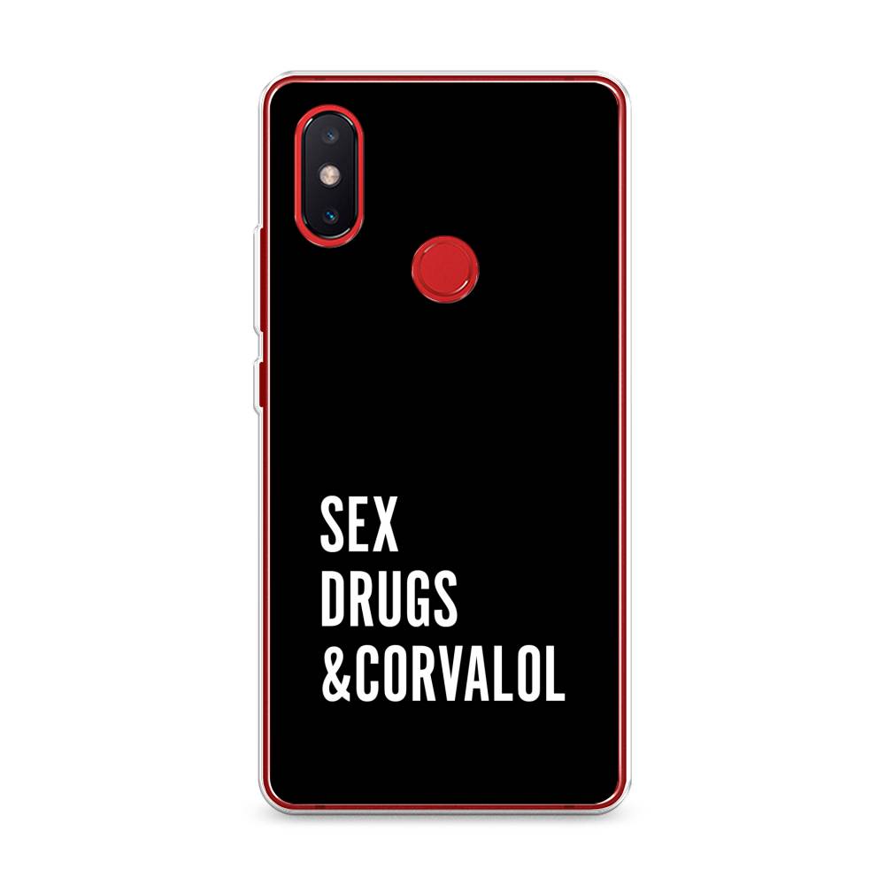 

Чехол на Xiaomi Mi 8 SE "Corvalol", Черный;серый;белый, 33750-6