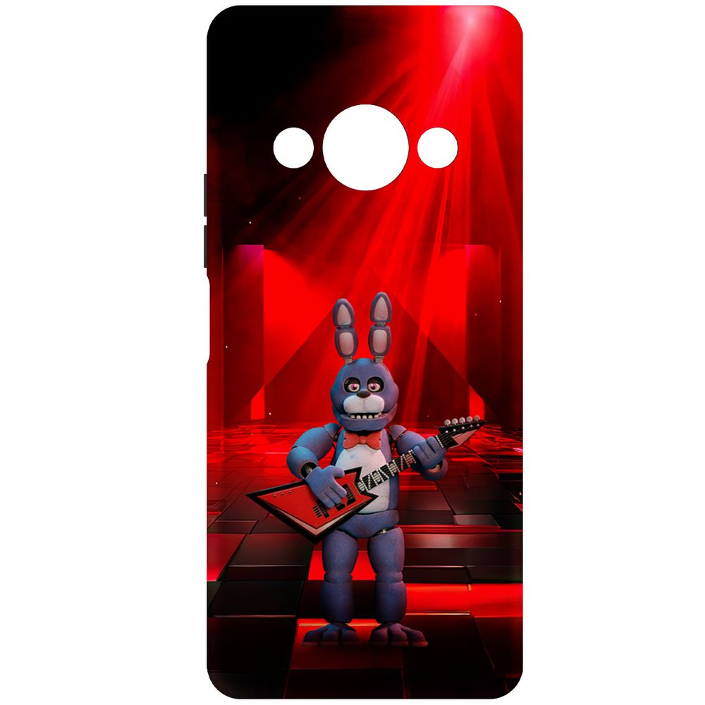 

Чехол-накладка Krutoff Soft Case ФНАФ - Бонни с гитарой для Xiaomi Redmi A3 черный