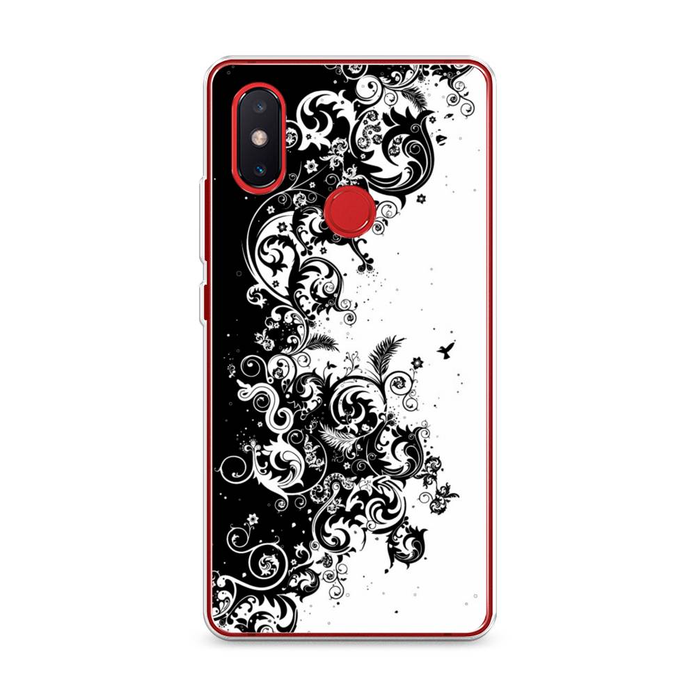 

Чехол на Xiaomi Mi 8 SE "Черно белый узор", Белый;черный;серый, 33750-3