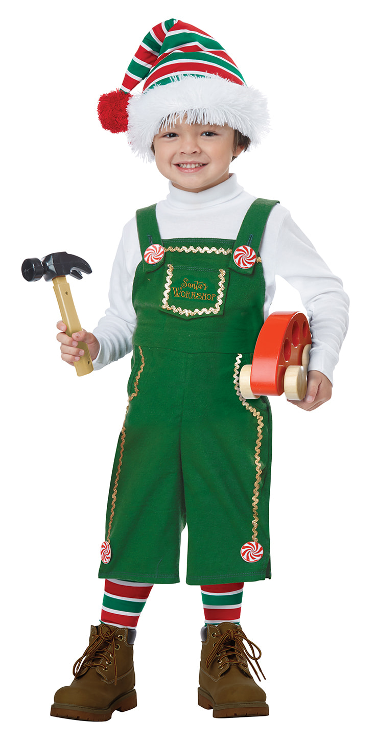 фото Костюм карнавальный california costumes рождественский эльф-мальчик детский р.m (3-4 года)