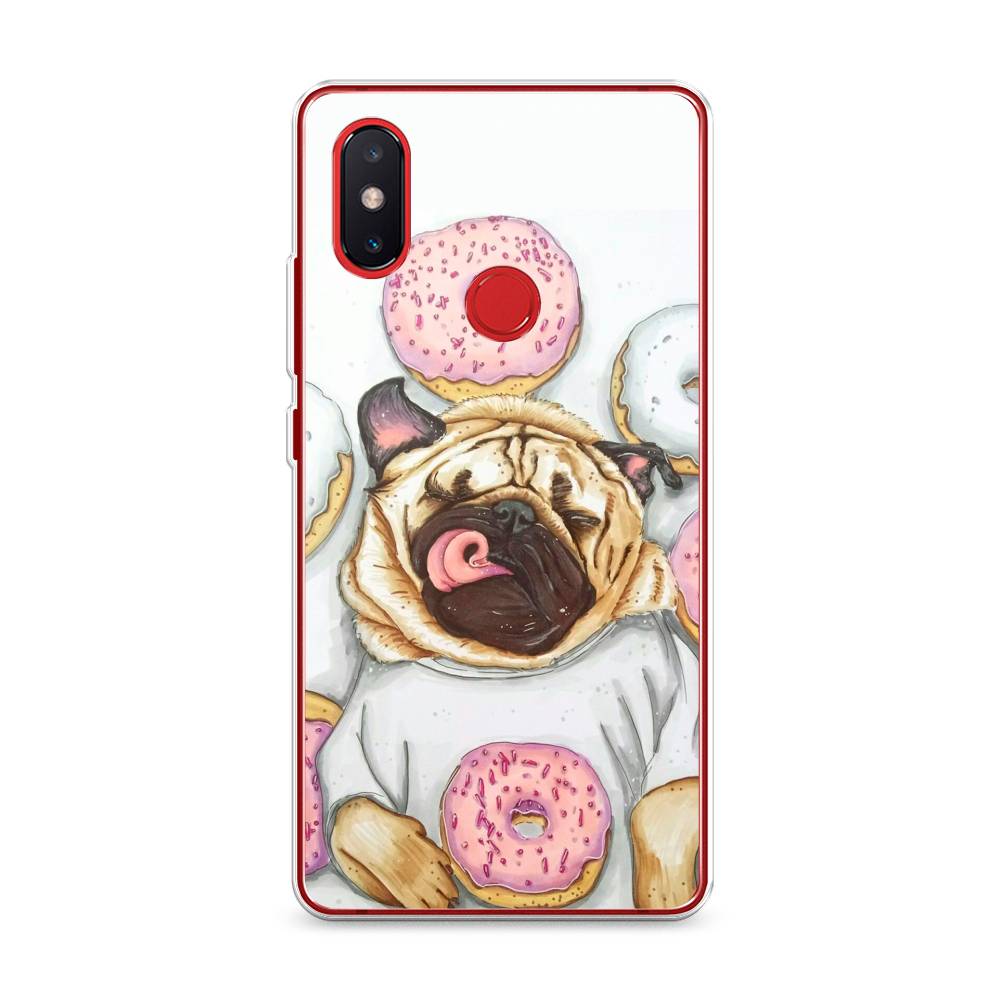 

Чехол на Xiaomi Mi 8 SE "Счастливый мопс", Розовый;бежевый;коричневый, 33750-1