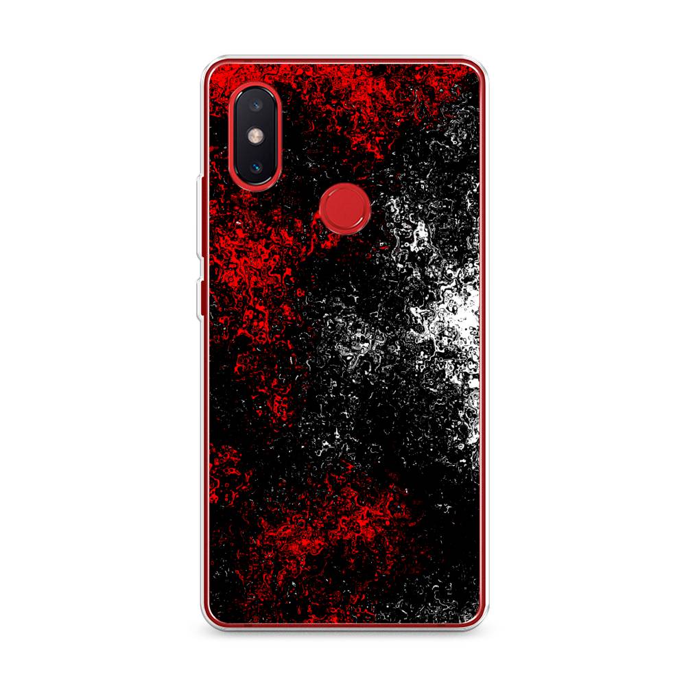 

Чехол на Xiaomi Mi 8 SE "Монотипия", Красный;черный;белый, 33750-3