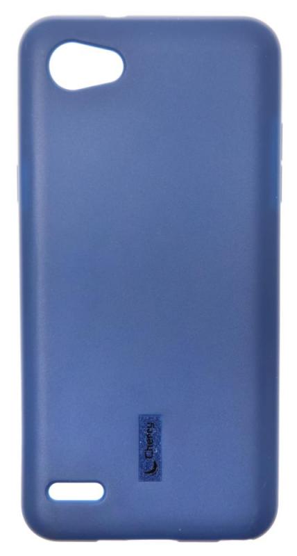 

Чехол силиконовый для LG Q6 Plus Cherry (Синий)