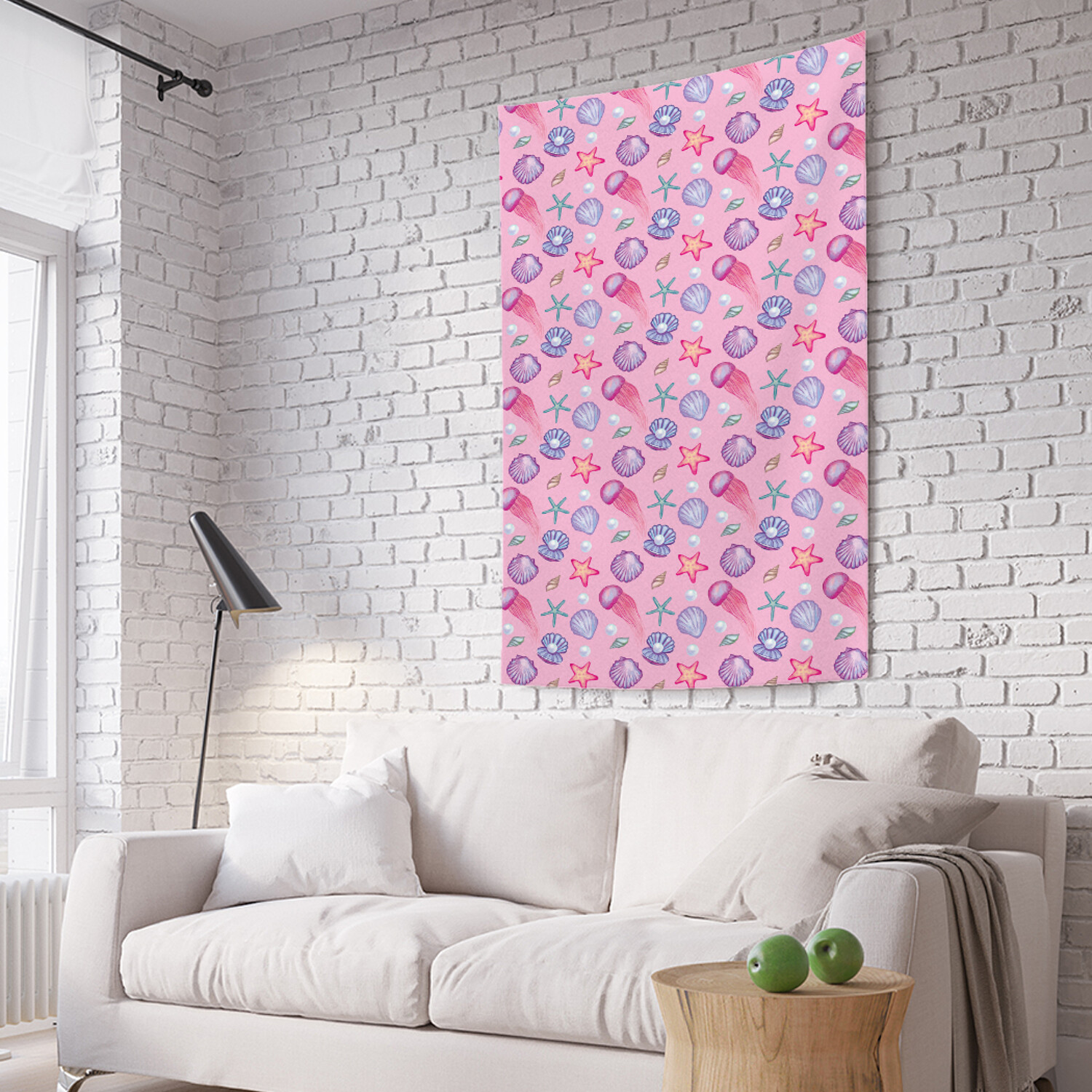 

Горизонтальное фотопанно на стену JoyArty "Морской паттерн" из ткани 150х200 см, Морской паттерн