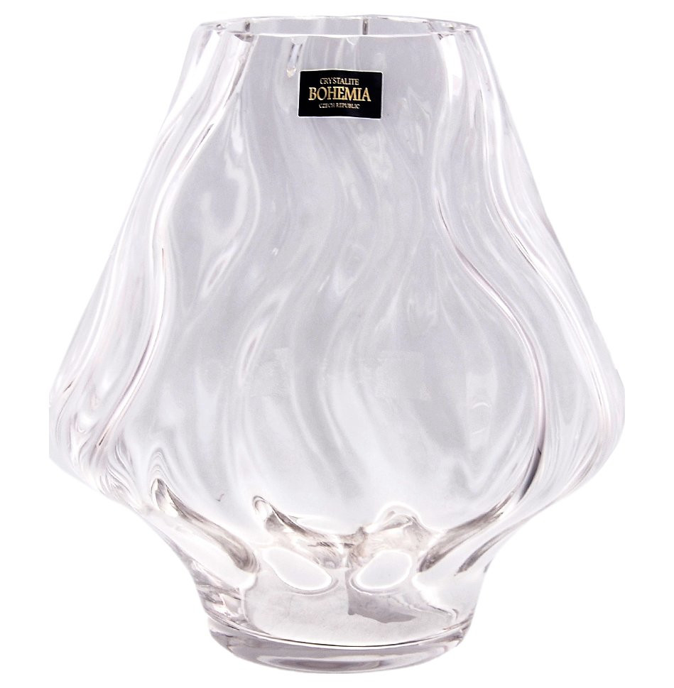 

Ваза для цветов Crystalite Bohemia Оптика Без декора 17 см 157115, Оптика