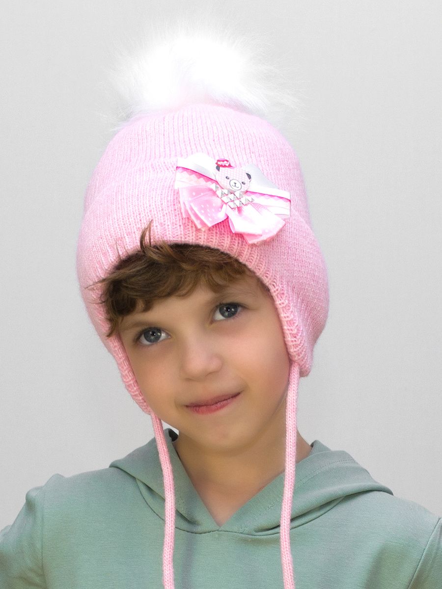 фото Шапка детская для девочек lanacaps 11544320 цвет розовый размер 50-52
