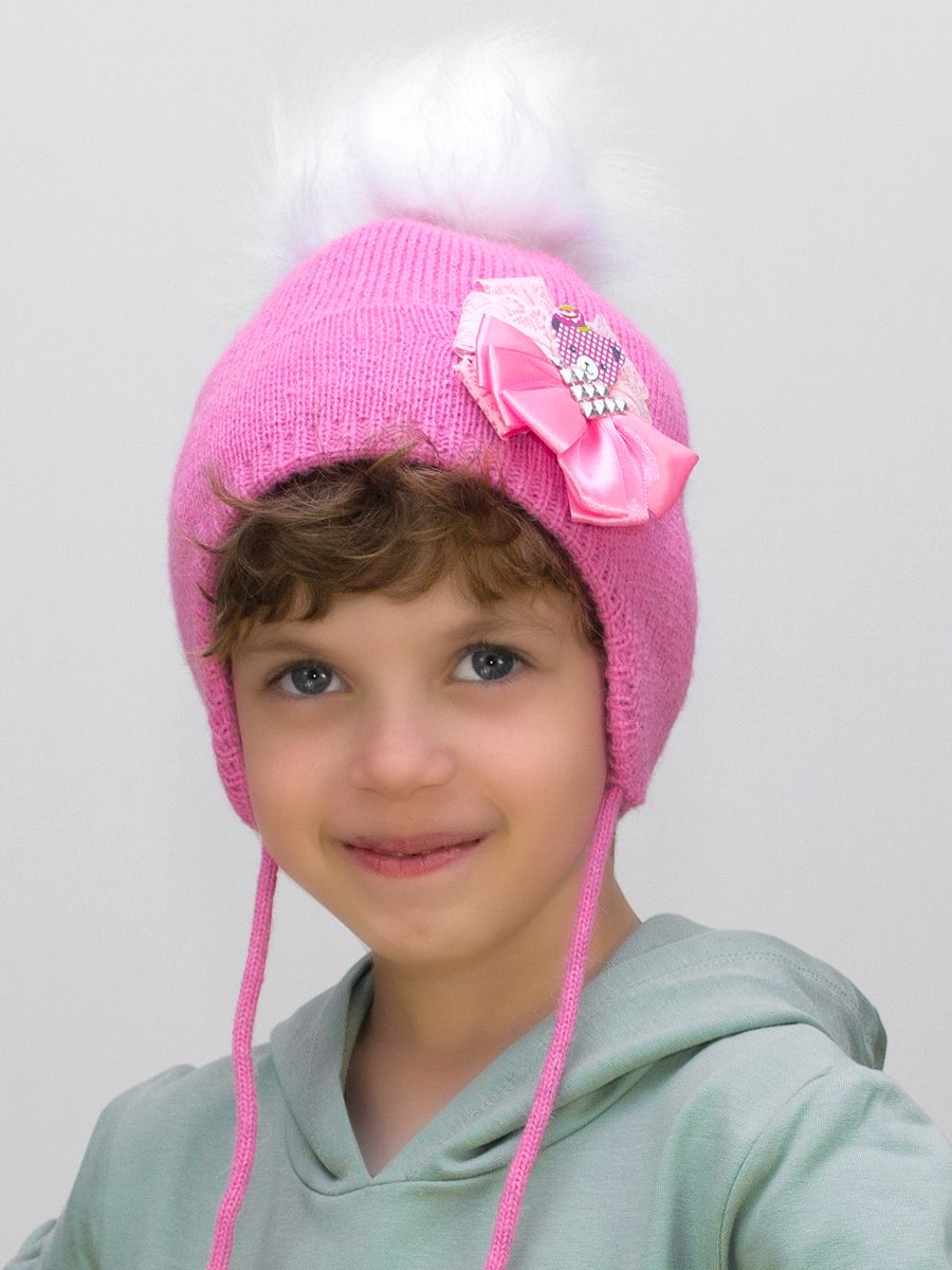 фото Шапка детская для девочек lanacaps 11544328 цвет розовый размер 50-52